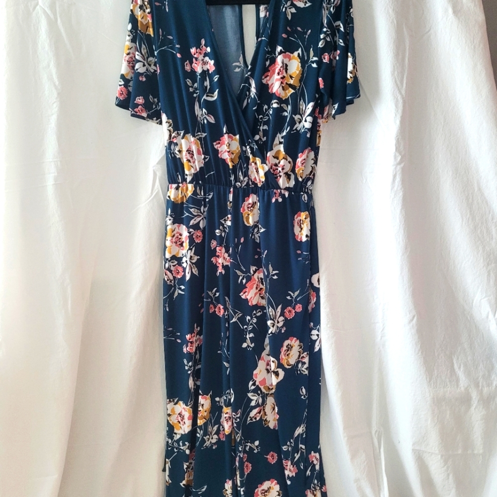 Forest green women's jumpsuit